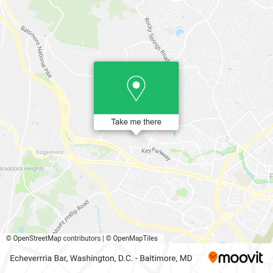 Echeverrria Bar map