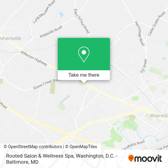 Rooted Salon & Wellness Spa map