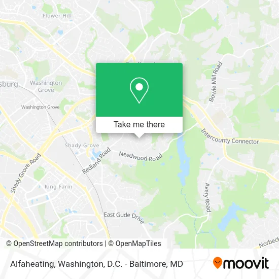 Alfaheating map