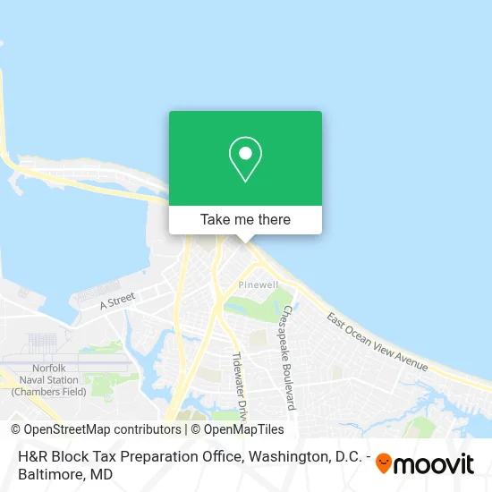 H&R Block Tax Preparation Office map
