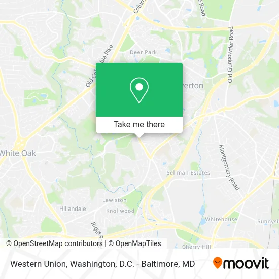 Western Union map