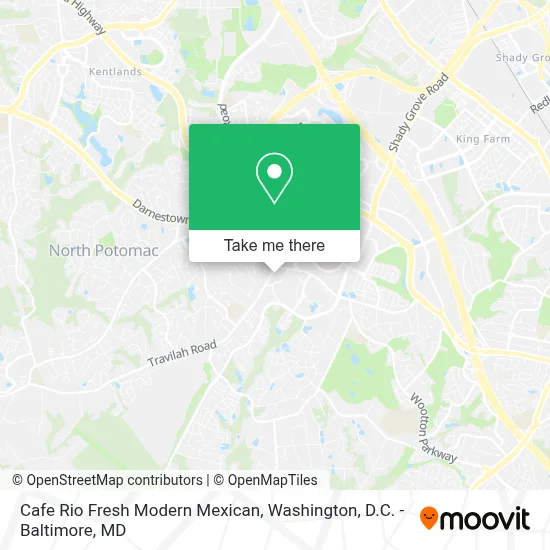Cafe Rio Fresh Modern Mexican map