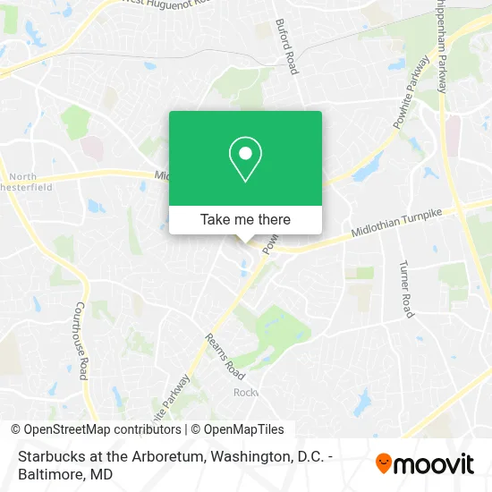 Starbucks at the Arboretum map