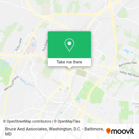 Bruce And Associates map