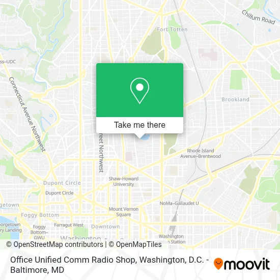 Office Unified Comm Radio Shop map
