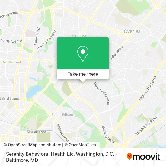 Serenity Behavioral Health Llc map