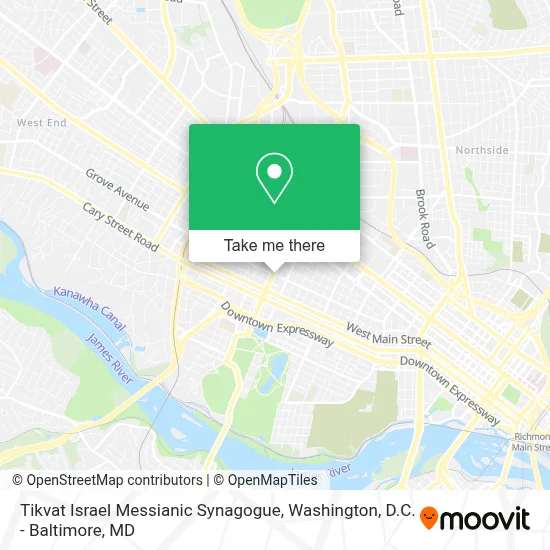 Tikvat Israel Messianic Synagogue map