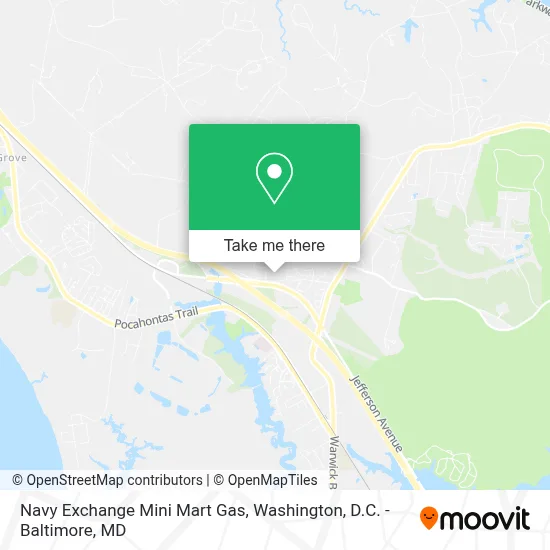 Navy Exchange Mini Mart Gas map