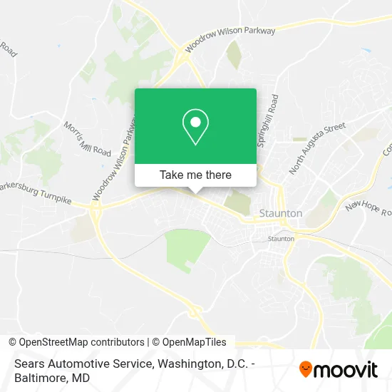 Sears Automotive Service map