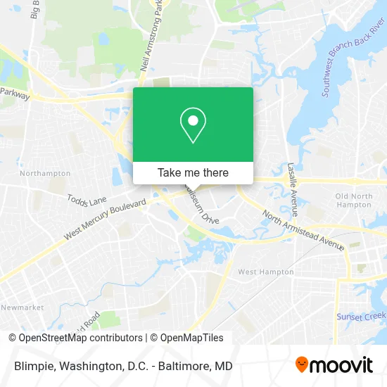 Blimpie map