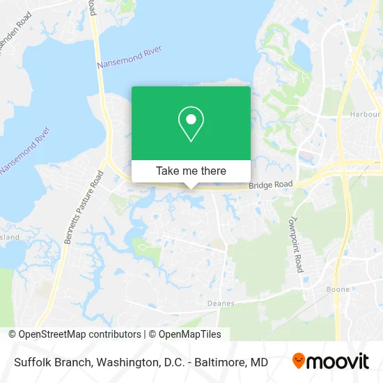 Suffolk Branch map