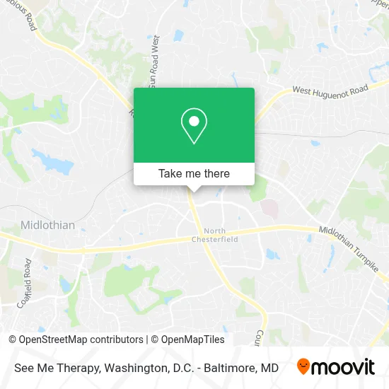See Me Therapy map