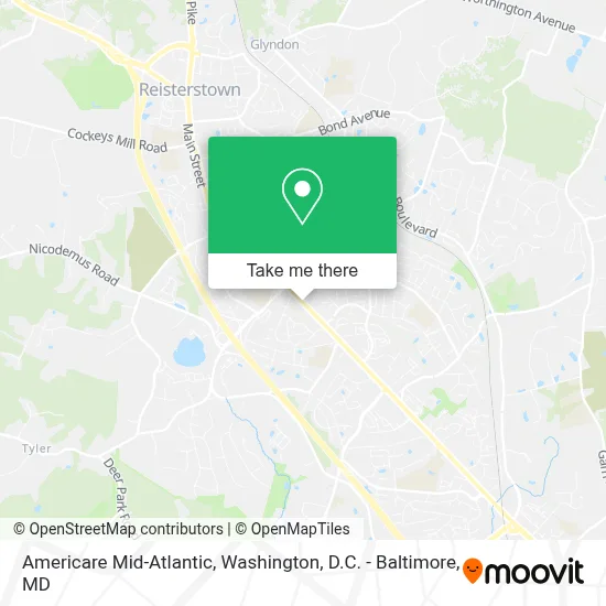 Americare Mid-Atlantic map
