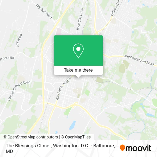 The Blessings Closet map