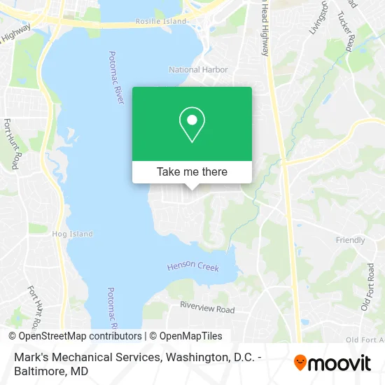 Mark's Mechanical Services map