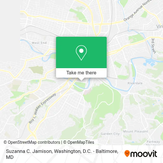 Suzanna C. Jamison map