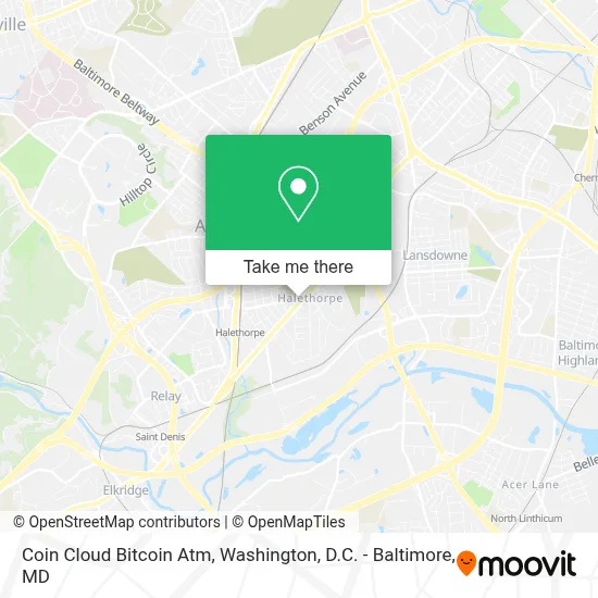 Coin Cloud Bitcoin Atm map