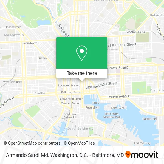 Armando Sardi Md map