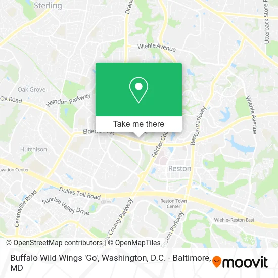 Buffalo Wild Wings 'Go' map