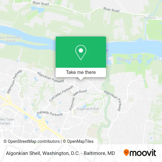Algonkian Shell map
