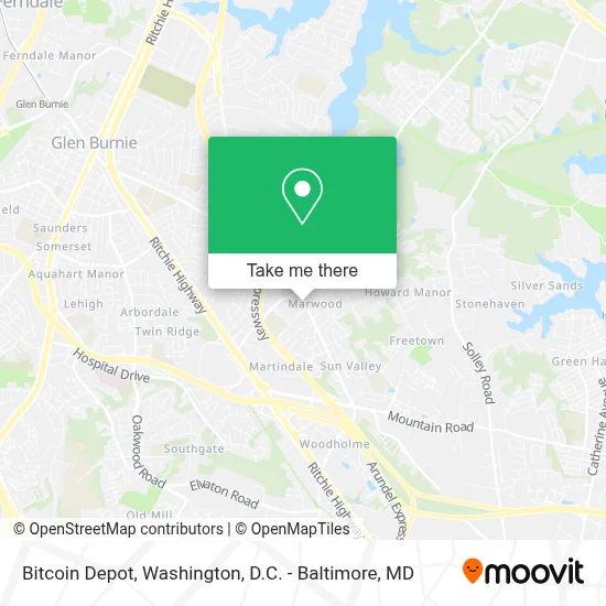 Bitcoin Depot map