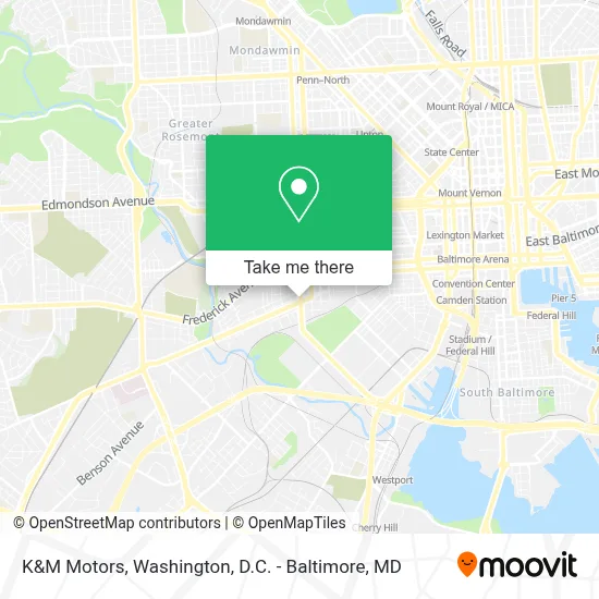 K&M Motors map