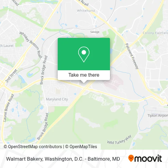 Walmart Bakery map