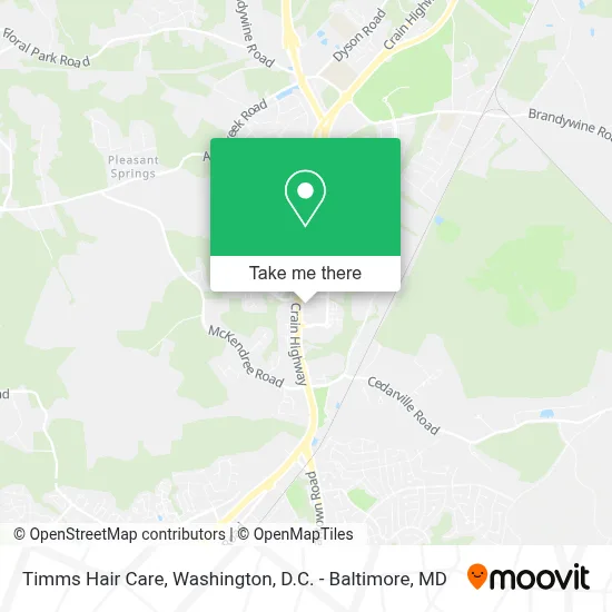 Timms Hair Care map