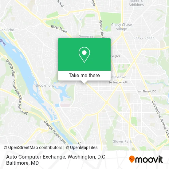 Auto Computer Exchange map