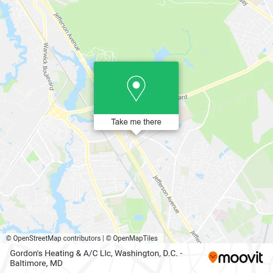 Gordon's Heating & A/C Llc map