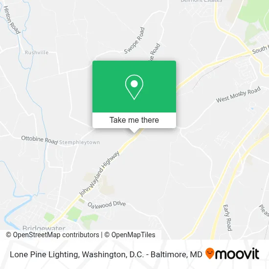 Lone Pine Lighting map