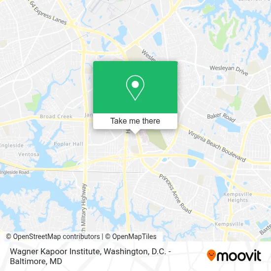 Wagner Kapoor Institute map