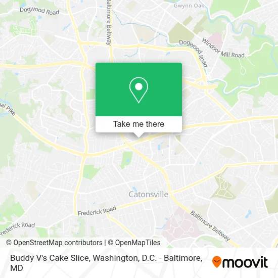 Buddy V's Cake Slice map