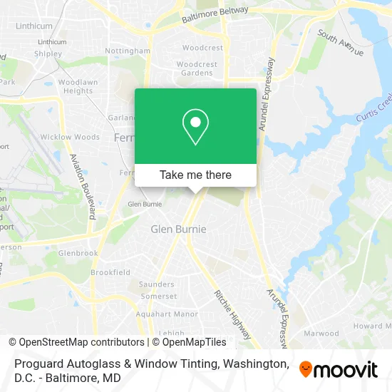 Proguard Autoglass & Window Tinting map