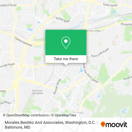 Morales Benitez And Associates map