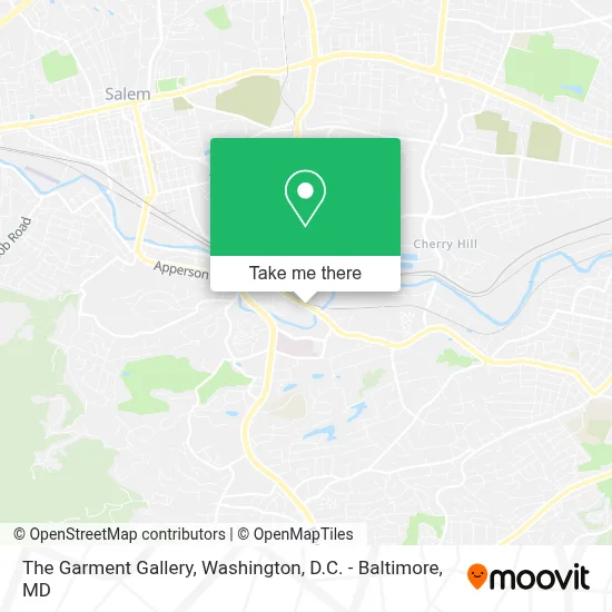 The Garment Gallery map