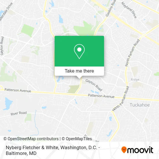 Nyberg Fletcher & White map