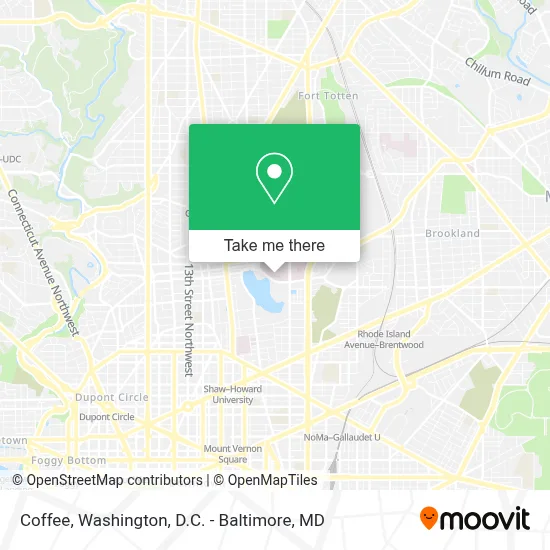 Coffee map