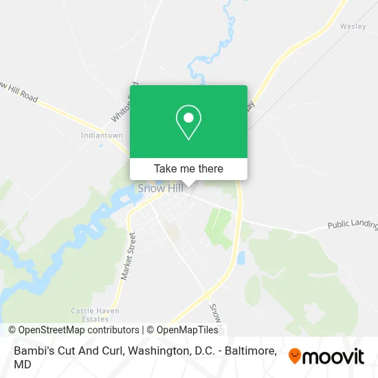 Bambi's Cut And Curl map