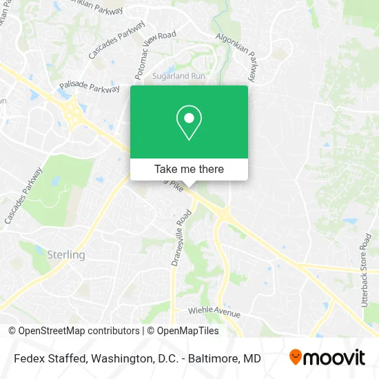 Fedex Staffed map