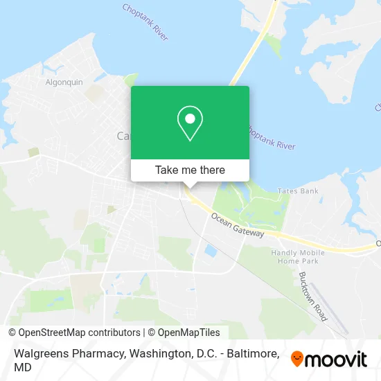 Walgreens Pharmacy map