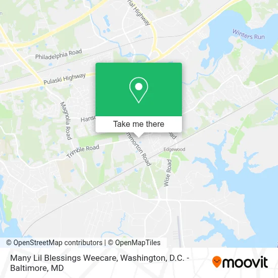 Many Lil Blessings Weecare map