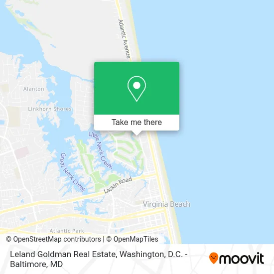 Leland Goldman Real Estate map