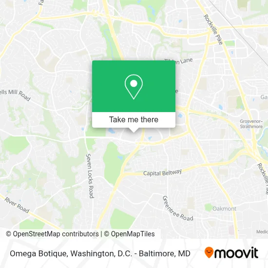Omega Botique map