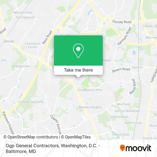 Ogp General Contractors map