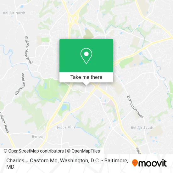 Charles J Castoro Md map