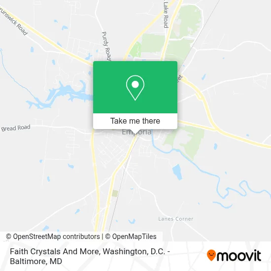Faith Crystals And More map