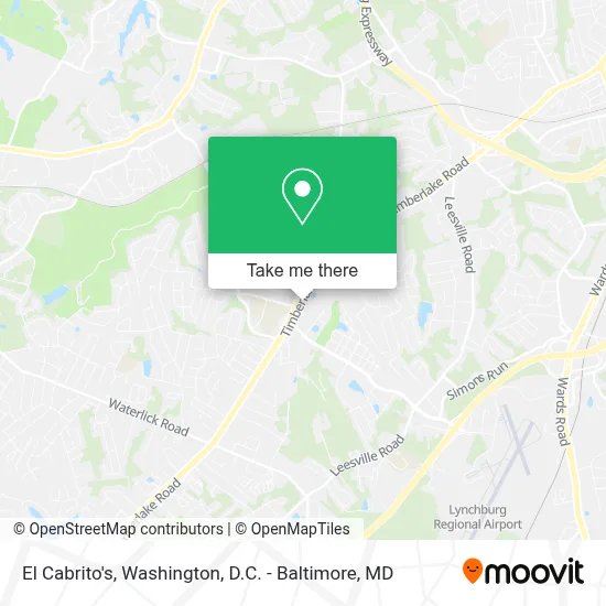 El Cabrito's map