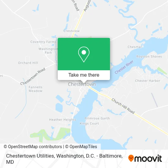 Chestertown Utilities map