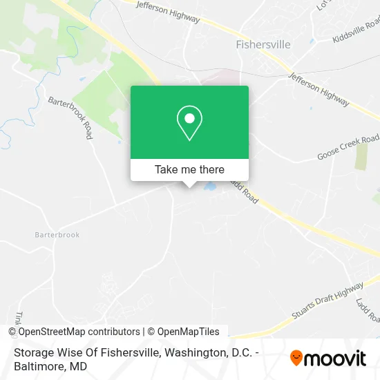 Storage Wise Of Fishersville map